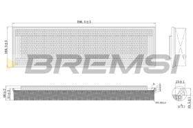 BREMSI FA2107 - FILTRI ARIA - AIR FILTER