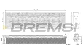 BREMSI FA2108 - FILTRI ARIA - AIR FILTER