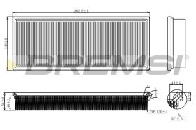 BREMSI FA2109 - FILTRI ARIA - AIR FILTER