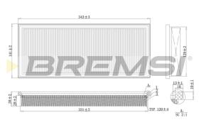BREMSI FA2121 - FILTRI ARIA - AIR FILTER