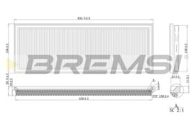 BREMSI FA2137 - FILTRI ARIA - AIR FILTER