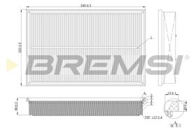 BREMSI FA2138 - FILTRI ARIA - AIR FILTER