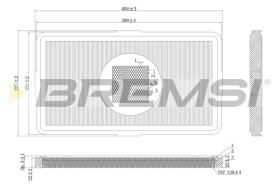BREMSI FA2147 - FILTRI ARIA - AIR FILTER