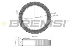 BREMSI FA2258 - FILTRI ARIA - AIR FILTER