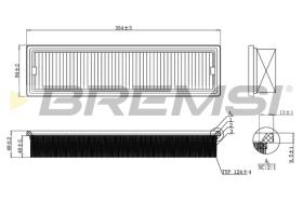 BREMSI FA2289 - FILTRI ARIA - AIR FILTER