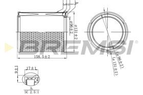 BREMSI FA2295 - FILTRI ARIA - AIR FILTER