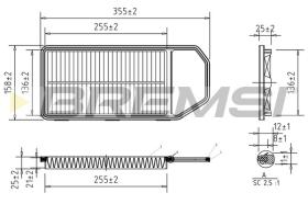 BREMSI FA2397 - FILTRI ARIA - AIR FILTER