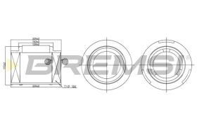 BREMSI FA2406 - FILTRI ARIA - AIR FILTER