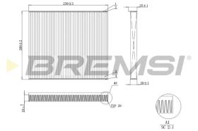BREMSI FC0079C - FILTRI ABITACOLO - CABIN FILTER