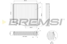 BREMSI FC0087 - FILTRI ABITACOLO - CABIN FILTER