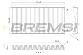 BREMSI FC0090A - FILTRI ABITACOLO - CABIN FILTER