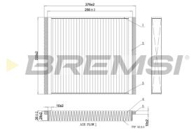 BREMSI FC0107A - FILTRI ABITACOLO - CABIN FILTER