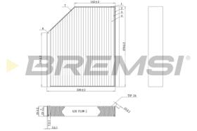 BREMSI FC0406A - FILTRI ABITACOLO - CABIN FILTER