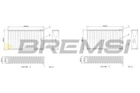 BREMSI FC0425C - FILTRI ABITACOLO - CABIN FILTER