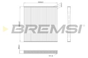 BREMSI FC0445A - FILTRI ABITACOLO - CABIN FILTER