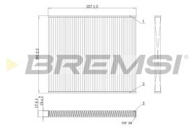 BREMSI FC0447A - FILTRI ABITACOLO - CABIN FILTER