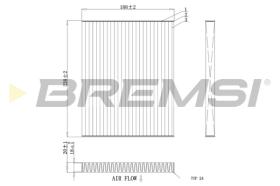 BREMSI FC0451A - FILTRI ABITACOLO - CABIN FILTER