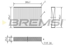 BREMSI FC0470A - FILTRI ABITACOLO - CABIN FILTER