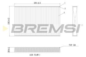BREMSI FC0473 - FILTRI ABITACOLO - CABIN FILTER
