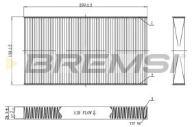 BREMSI FC0477 - FILTRI ABITACOLO - CABIN FILTER