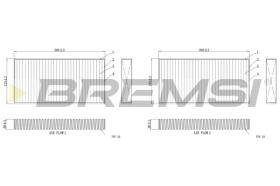BREMSI FC0859C - FILTRI ABITACOLO - CABIN FILTER