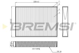 BREMSI FC0871C - FILTRI ABITACOLO - CABIN FILTER