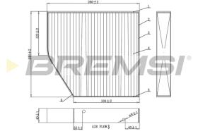 BREMSI FC0875A - FILTRI ABITACOLO - CABIN FILTER