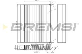 BREMSI FC0876C - FILTRI ABITACOLO - CABIN FILTER