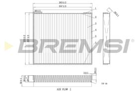 BREMSI FC0878 - FILTRI ABITACOLO - CABIN FILTER