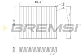 BREMSI FC0891 - FILTRI ABITACOLO - CABIN FILTER