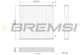 BREMSI FC0892A - FILTRI ABITACOLO - CABIN FILTER