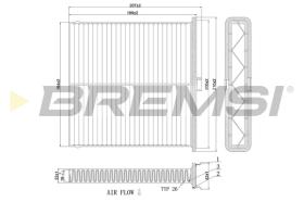 BREMSI FC0896 - FILTRI ABITACOLO - CABIN FILTER