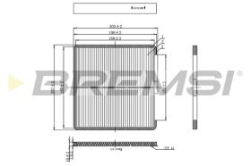 BREMSI FC0897 - FILTRI ABITACOLO - CABIN FILTER