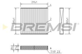 BREMSI FC0899A - FILTRI ABITACOLO - CABIN FILTER