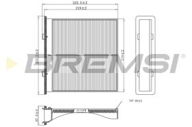 BREMSI FC0904 - FILTRI ABITACOLO - CABIN FILTER