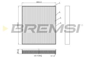 BREMSI FC0920 - FILTRI ABITACOLO - CABIN FILTER