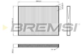 BREMSI FC0936 - FILTRI ABITACOLO - CABIN FILTER