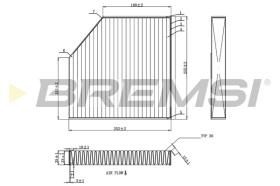 BREMSI FC0939A - FILTRI ABITACOLO - CABIN FILTER