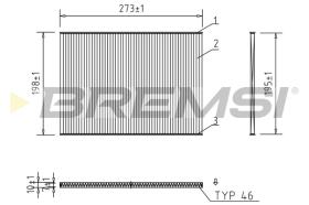 BREMSI FC0944 - FILTRI ABITACOLO - CABIN FILTER
