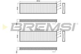 BREMSI FC0946 - FILTRI ABITACOLO - CABIN FILTER