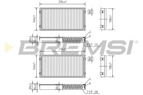 BREMSI FC0948 - FILTRI ABITACOLO - CABIN FILTER
