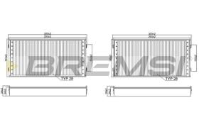 BREMSI FC0948A - FILTRI ABITACOLO - CABIN FILTER