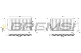 BREMSI FC0950A - FILTRI ABITACOLO - CABIN FILTER