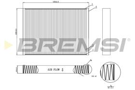 BREMSI FC0952 - FILTRI ABITACOLO - CABIN FILTER