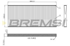 BREMSI FC0958 - FILTRI ABITACOLO - CABIN FILTER