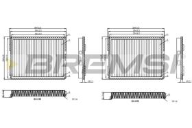 BREMSI FC0968C - FILTRI ABITACOLO - CABIN FILTER