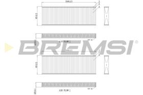 BREMSI FC0970 - FILTRI ABITACOLO - CABIN FILTER