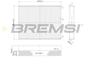 BREMSI FC0978C - FILTRI ABITACOLO - CABIN FILTER