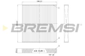 BREMSI FC0988 - FILTRI ABITACOLO - CABIN FILTER
