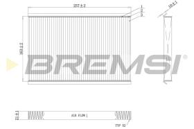 BREMSI FC1324 - FILTRI ABITACOLO - CABIN FILTER